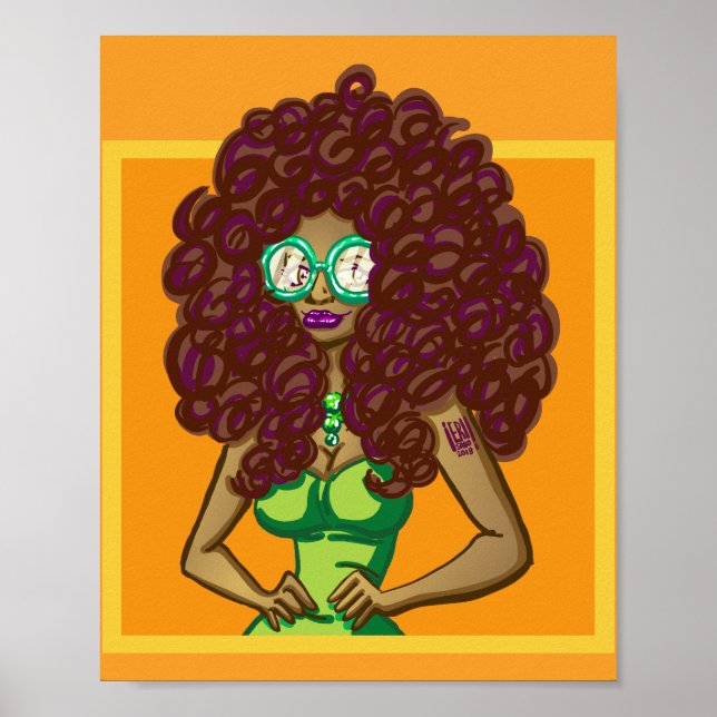 Girls with glasses poster (Front)