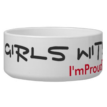 Girls With Tails Rule! Bowl by leadlikeagirl at Zazzle