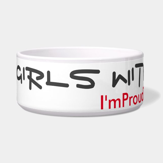 Girls with tails rule! bowl (Left)