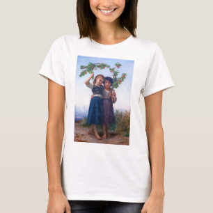 Girls with The Cherry Branch, Bouguereau T-Shirt