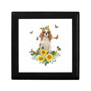 Girls Women Mom Cavalier King Charles Spaniel Dog  Gift Box