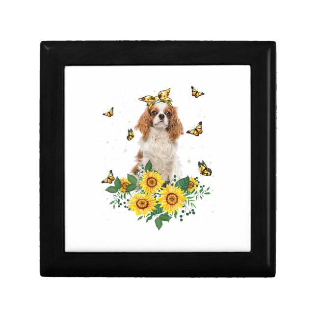 Girls Women Mom Cavalier King Charles Spaniel Dog  Gift Box (Front)