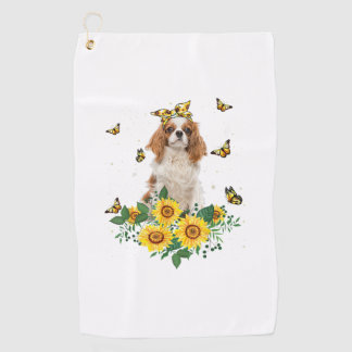 Girls Women Mom Cavalier King Charles Spaniel Dog  Golf Towel