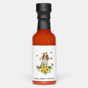 Girls Women Mom Cavalier King Charles Spaniel Dog Hot Sauces