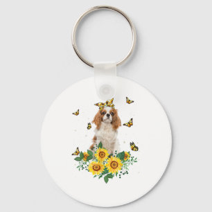 Girls Women Mom Cavalier King Charles Spaniel Dog Keychain