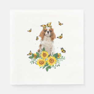 Girls Women Mom Cavalier King Charles Spaniel Dog  Napkins