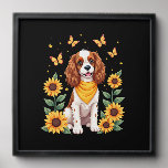 Girls Women Mom Cavalier King Charles Spaniel Dog  Peel And Stick Photo Tile