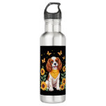 Girls Women Mom Cavalier King Charles Spaniel Dog  Stainless Steel Water Bottle