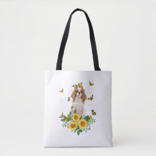 Girls Women Mom Cavalier King Charles Spaniel Dog  Tote Bag