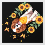 Girls Women Mom Cavalier King Charles Spaniel Dog  Wall Decal