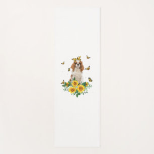 Girls Women Mom Cavalier King Charles Spaniel Dog  Yoga Mat