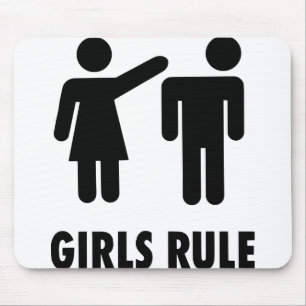 Girls Women Power Mouse Pad