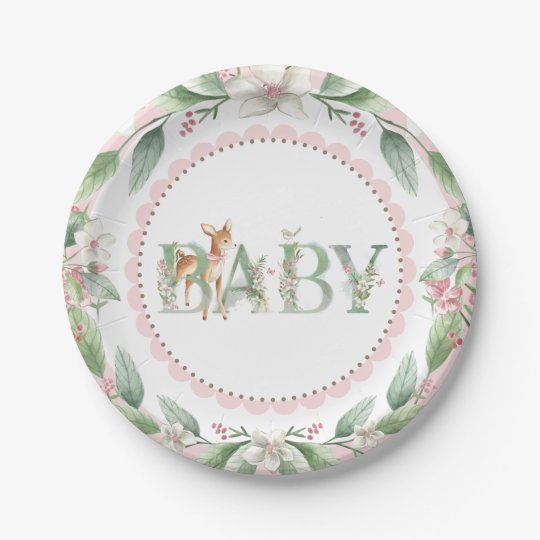 deer paper plates