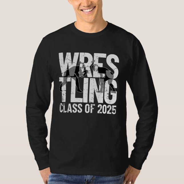 Girls Wrestling Class of 2025 T-Shirt (Front)