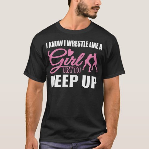 Girls Wrestling T_Shirt