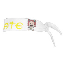 Girls Yellow Belt Karate Head Wrap