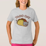 Girls&#39;s Cat T-shirt - &quot;taco Cat&quot; at Zazzle