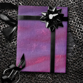 Girly Abstract | Feminine Pink Purple Cute Zebra Wrapping Paper by Fharrynland at Zazzle