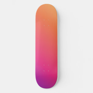 Girly Aesthetic Colorful Skateboard