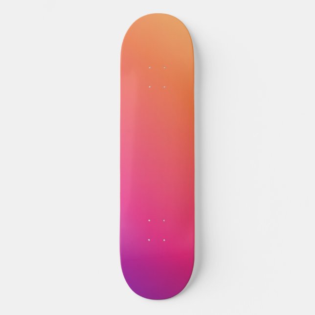 Girly Aesthetic Colorful Skateboard (Front)
