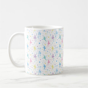 Girly Ballerina Dancer - Ballet Pattern Coffee Mug