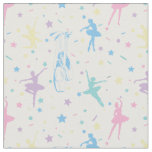 Girly Ballerina Dancer - Ballet Pattern Fabric