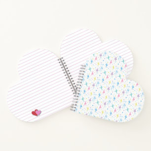 Girly Ballerina Dancer - Ballet Pattern Notebook