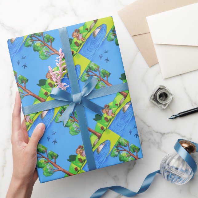 Girly Bear Wrapping Paper (Gifting)