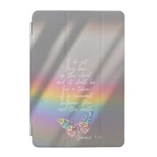 Girly Bible Rainbow Photograph Floral Butterfly iPad Mini Cover