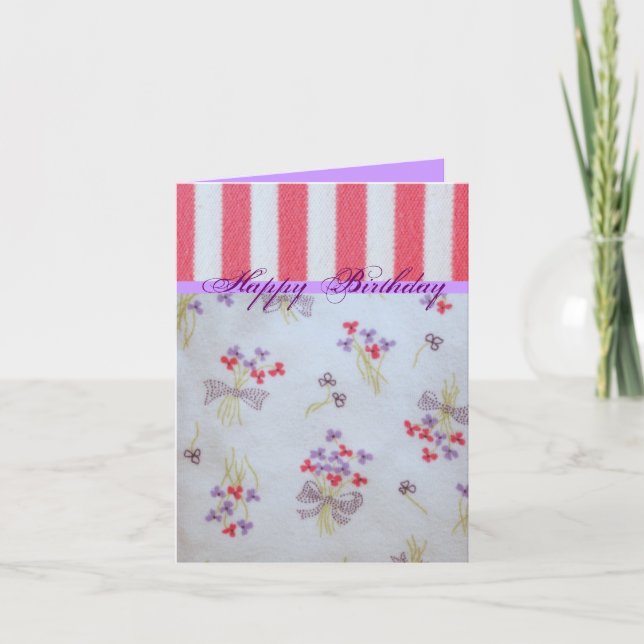 Girly Birthday Card (Front)