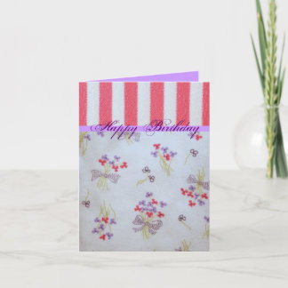 Girly Birthday Card