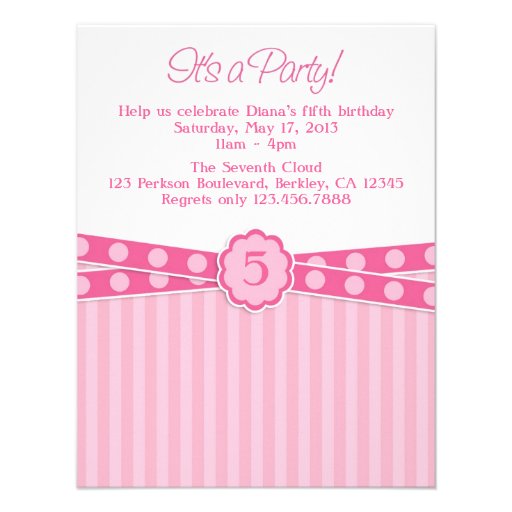 Girly Party Invitations 10