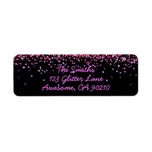 Girly Return Address Labels | Zazzle