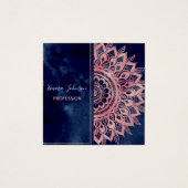 Girly Blue Pink Mandala Floral (Front)