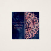 Girly Blue Pink Mandala Floral (Back)