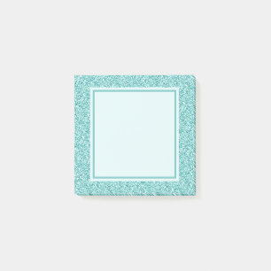 Girly Blue Sparkle Post-it Notes