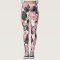 Girly Blush Pink and Black Watercolor Flowers
