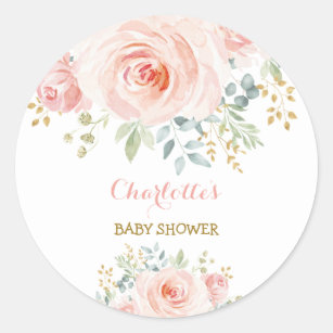 Baby Shower Decorations Stickers Zazzle