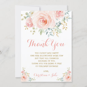 /… Birthday Boho Design Perfect for: Wedding Postcard Style Notes Floral Thank You Cards Bridal Shower Pack of 50 Funeral or a Great Way just to say Thanks! Baby Shower