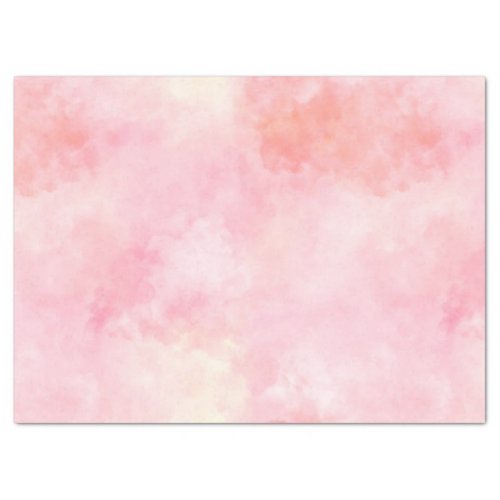 Girly Blush Pink Tie Dye Tissue Paper