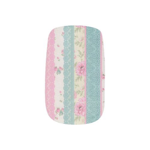 Girly Boho Flower Design Spring Summer Wedding    Minx Nail Art