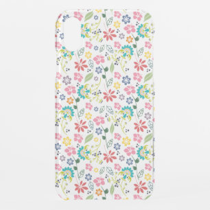 Girly Boho Flowers   Spring Botanical Pattern iPhone XR Case