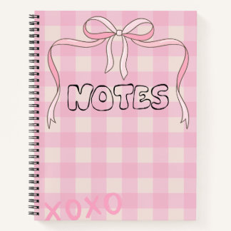 Girly Bow Notebook