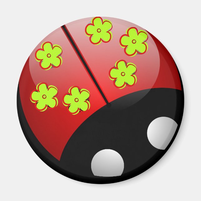 Girly bug Magnet (Front)