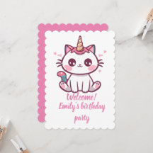 Girly Caticorn birthday