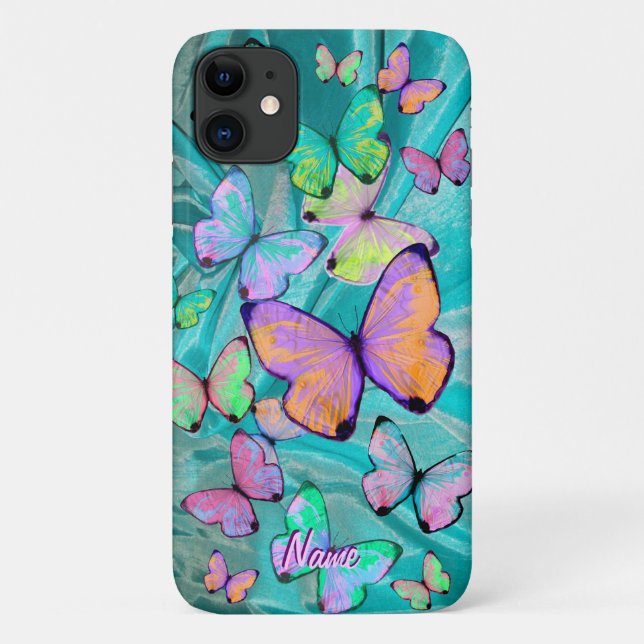 Girly Cell phone cases, butterfly Case-Mate iPhone Case (Back)