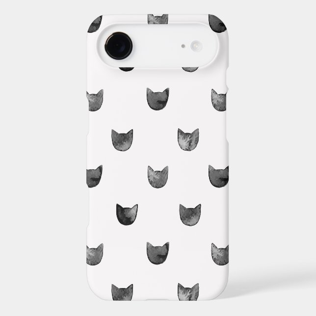Girly Chic Cute Cat Pattern Case-Mate iPhone Case (Back)