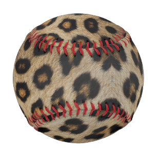 Girly chic leopard fur animal print pattern trendy baseball
