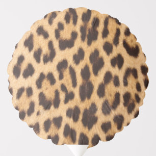 girly chic leopard print balloon