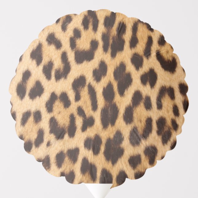 girly chic leopard print balloon (Front)